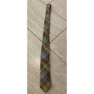 Beautiful New Gitman Bros Tie! 100% Silk! Blue, Green & Orange